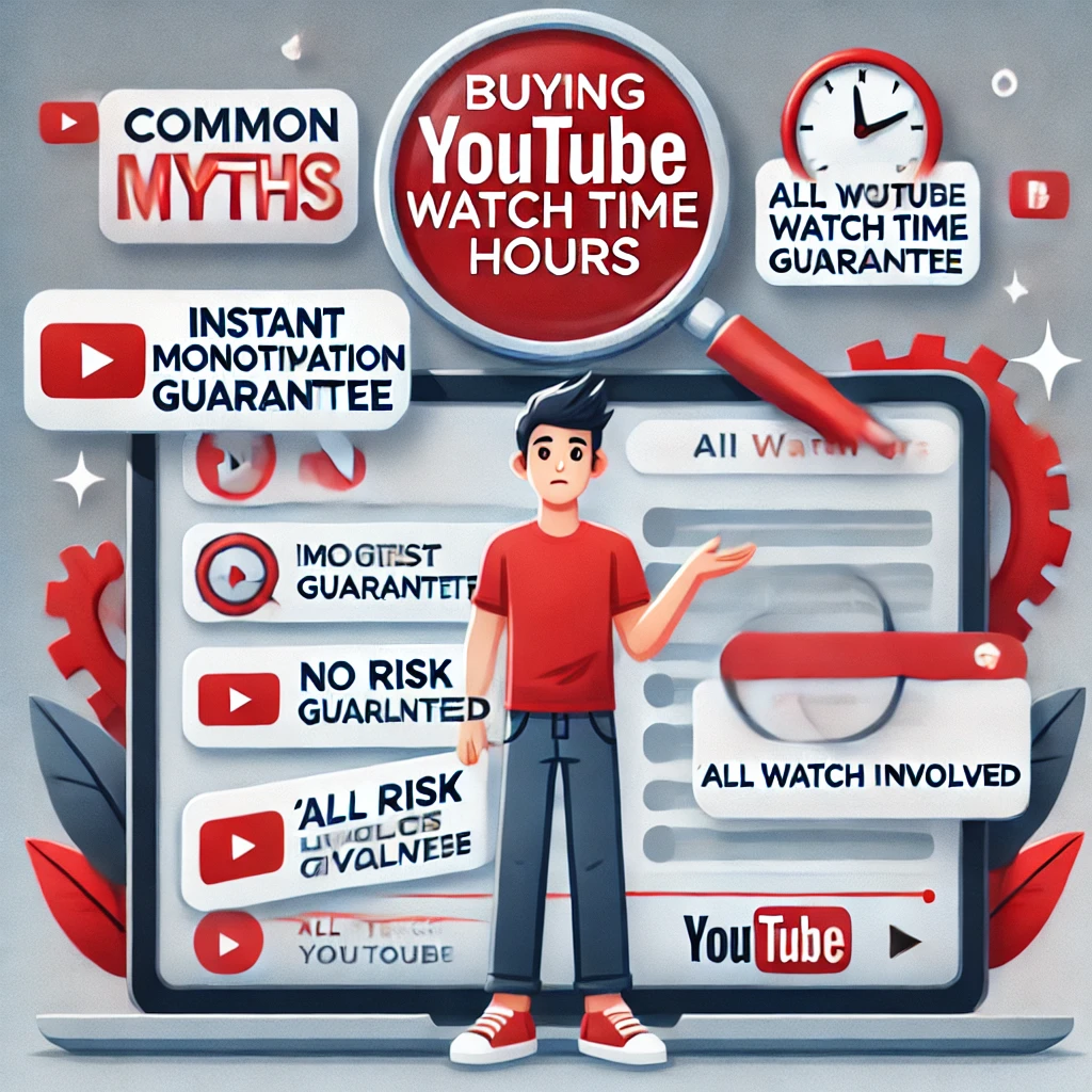 Common Myths & Misconceptions of Buying YouTube Watch time hours