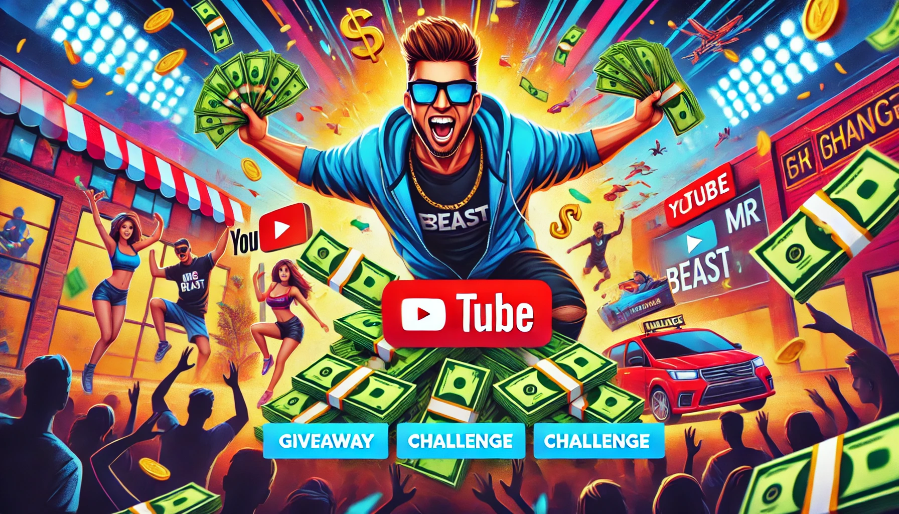 artistic impression of mrbeast