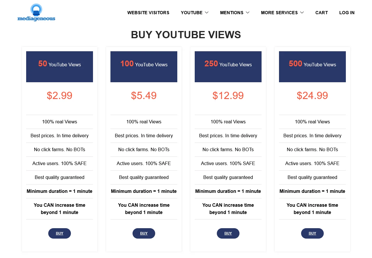 Why You Should Only Buy YouTube Views From MediaGeneous