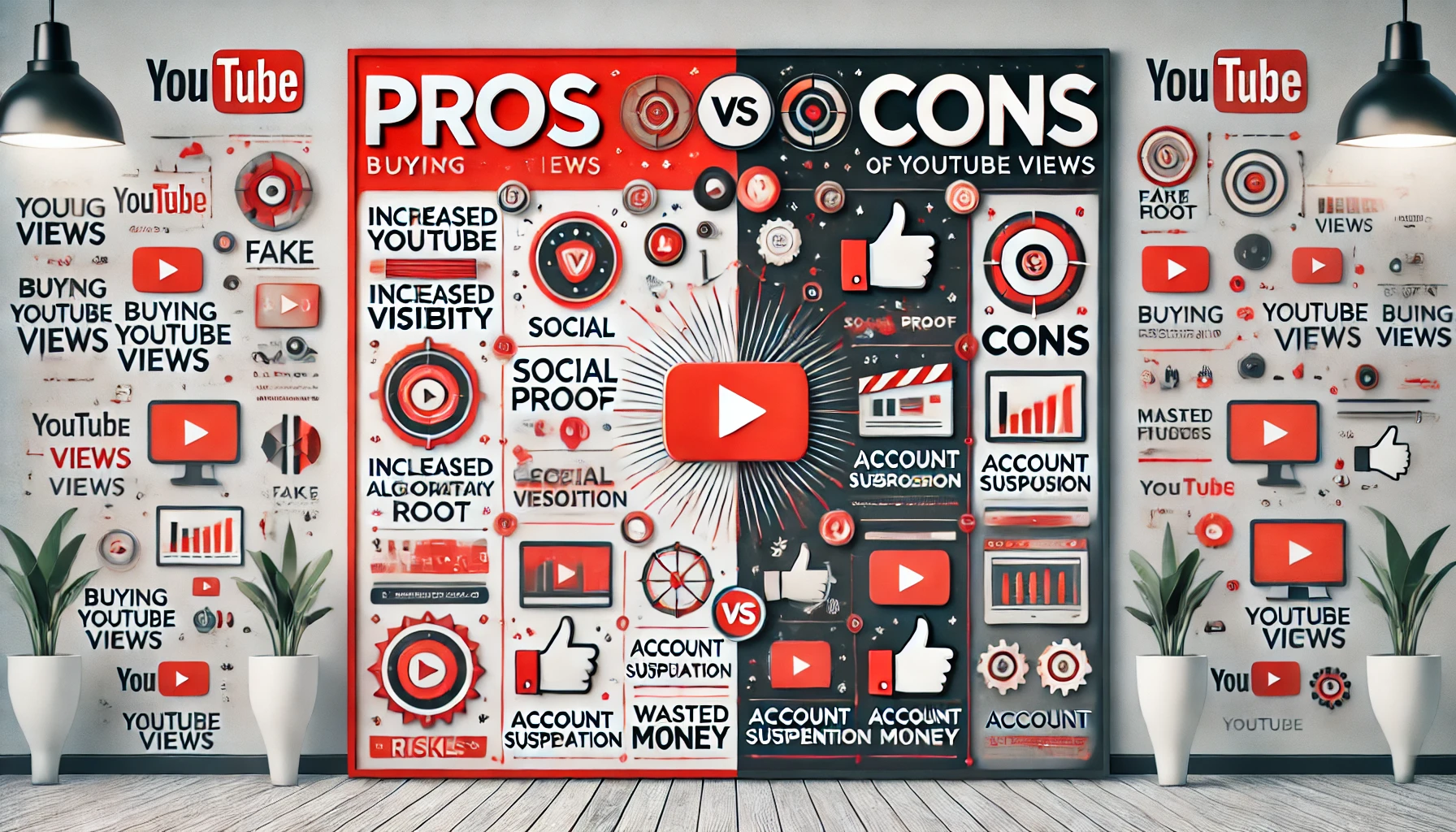What are the pros of buying YouTube views?