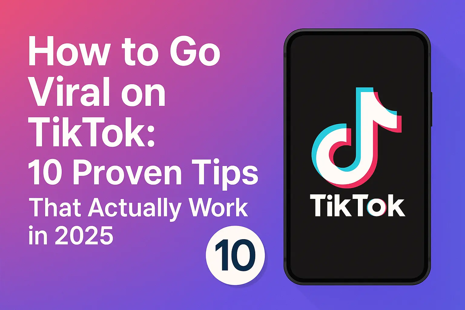 How to Go Viral on TikTok: 10 Proven Tips That Actually Work in 2025