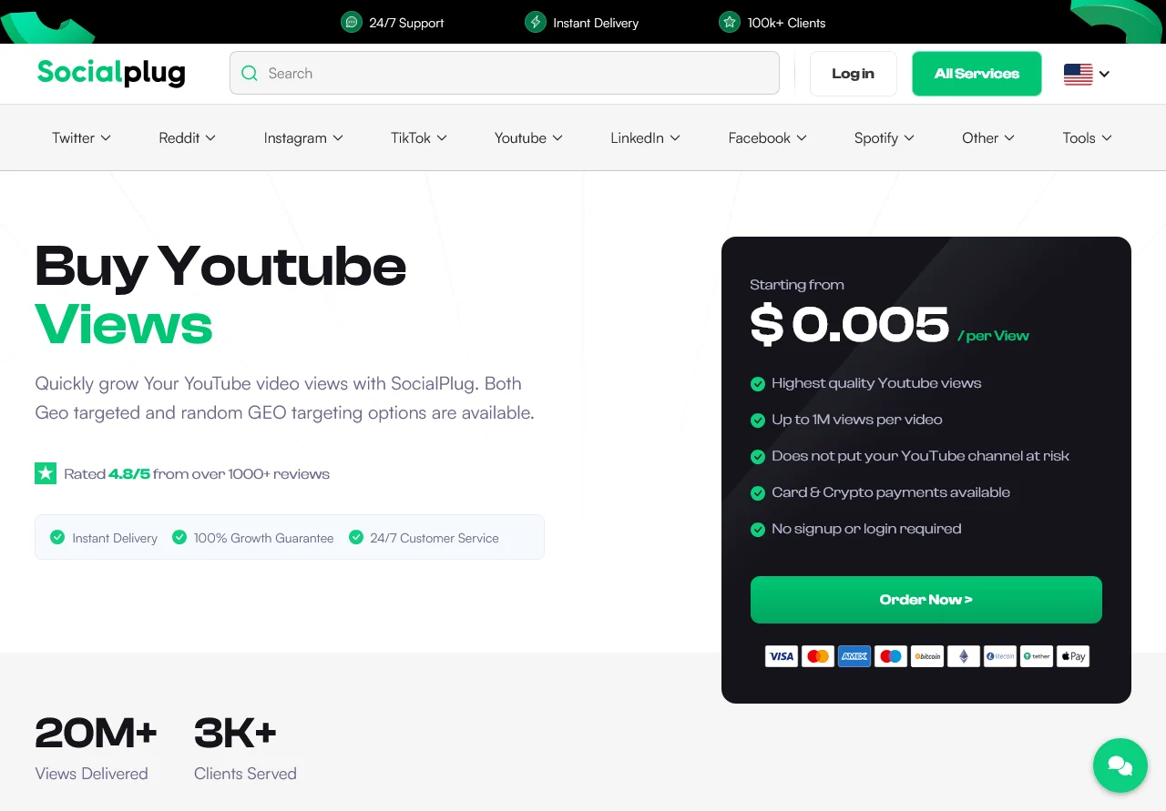 socialplug.io youtube views.