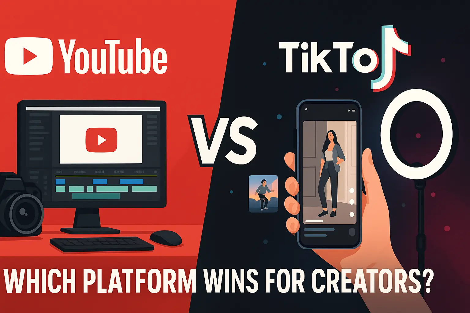 YouTube or TikTok? Which is Better for Content Creators?