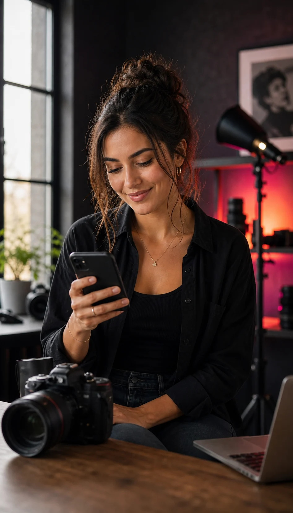 Creator reviewing Instagram comments for stronger SEO and audience growth