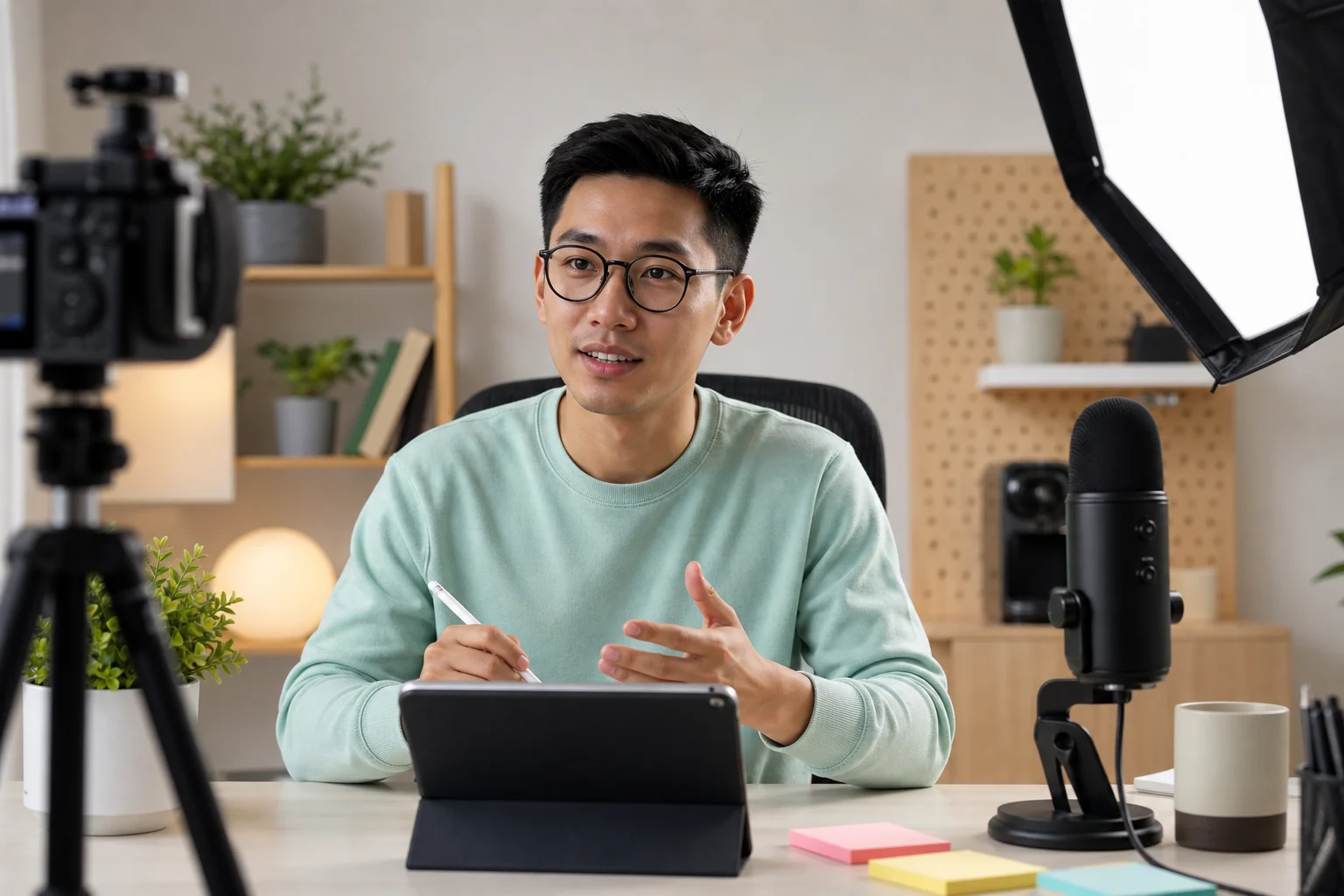Creator planning Instagram posts for more likes
