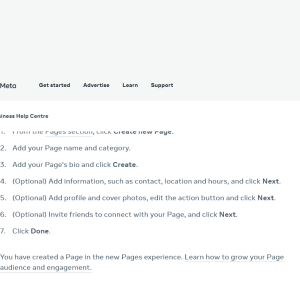 Create a Facebook Page for your business