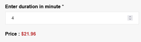Enter the amount of time in minutes that you want people to watch your video