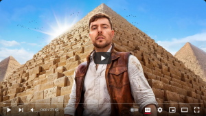 catchy thumbnail of mrbeast video