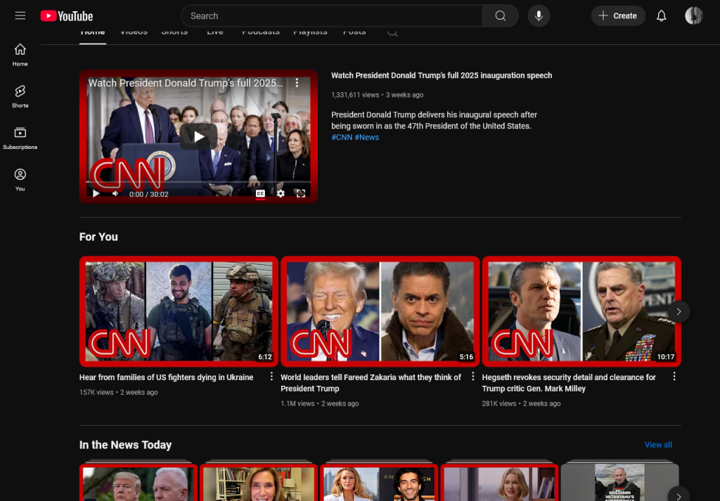 CNN YouTube Channel