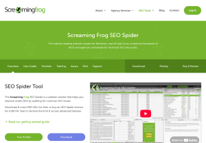 Screaming Frog.