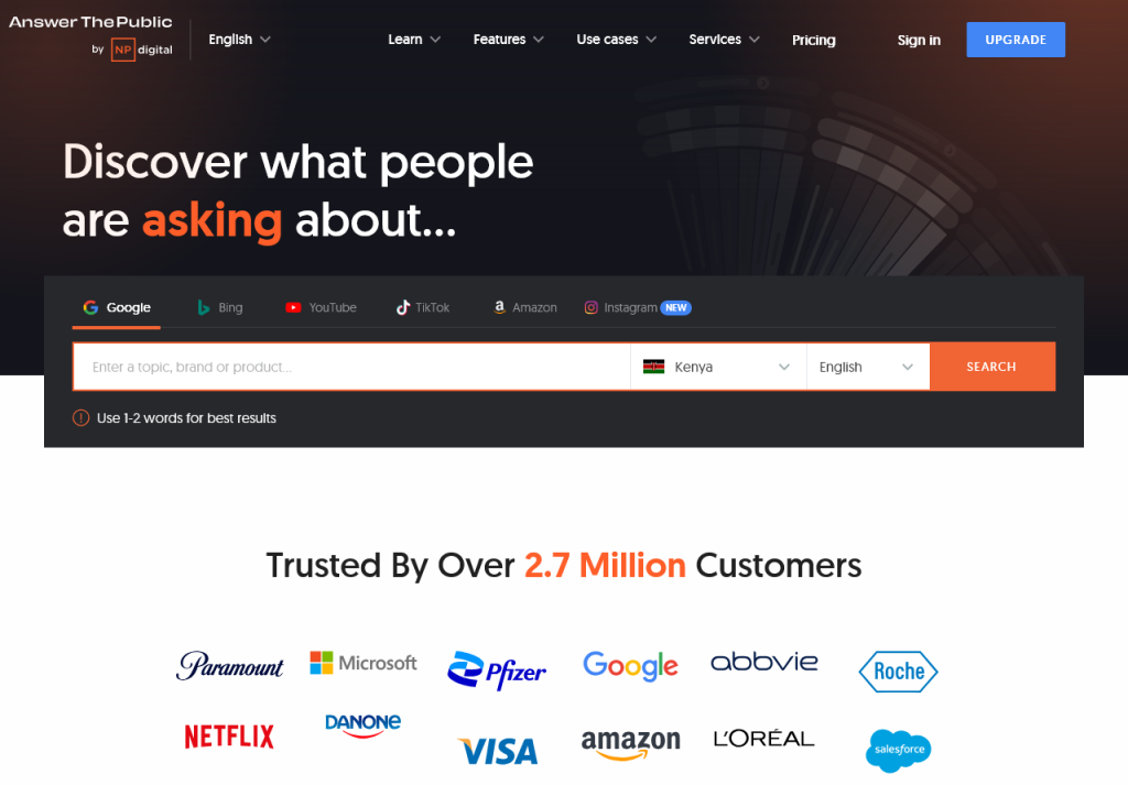 answerthepublic.com.