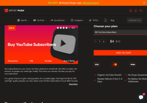 artistpush.me youtube subscribers.