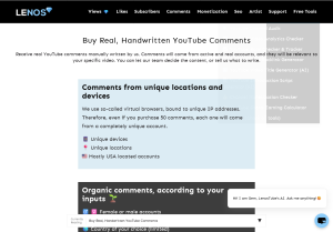 lenostube.com youtube comments.