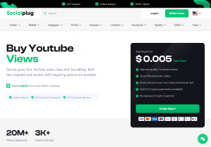 socialplug.io youtube views.
